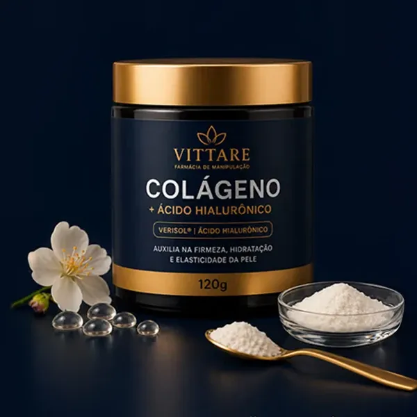 Colágeno Verisol com Ácido Hialurônico em pó